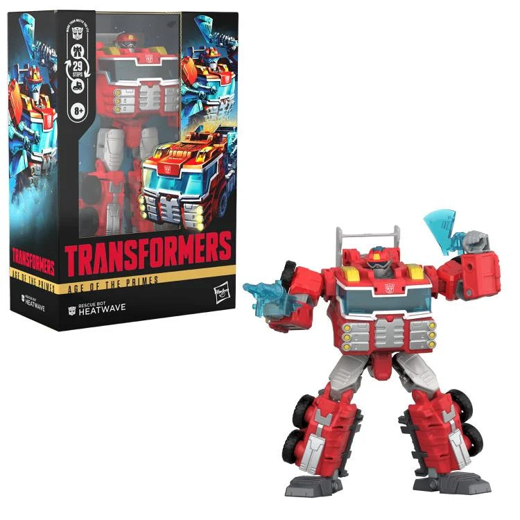 Transformers Age of the Primes Voyager Class Rescue Bot Heatwave Action Figure