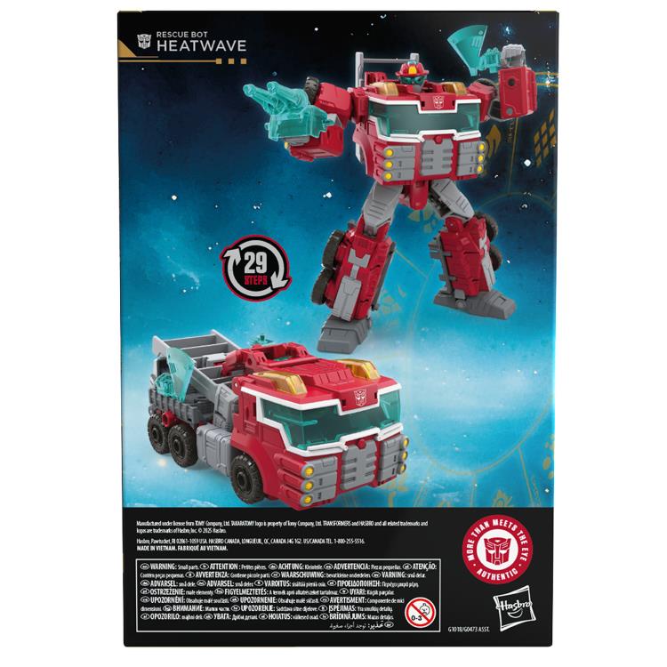 Transformers Age of the Primes Voyager Class Rescue Bot Heatwave Action Figure