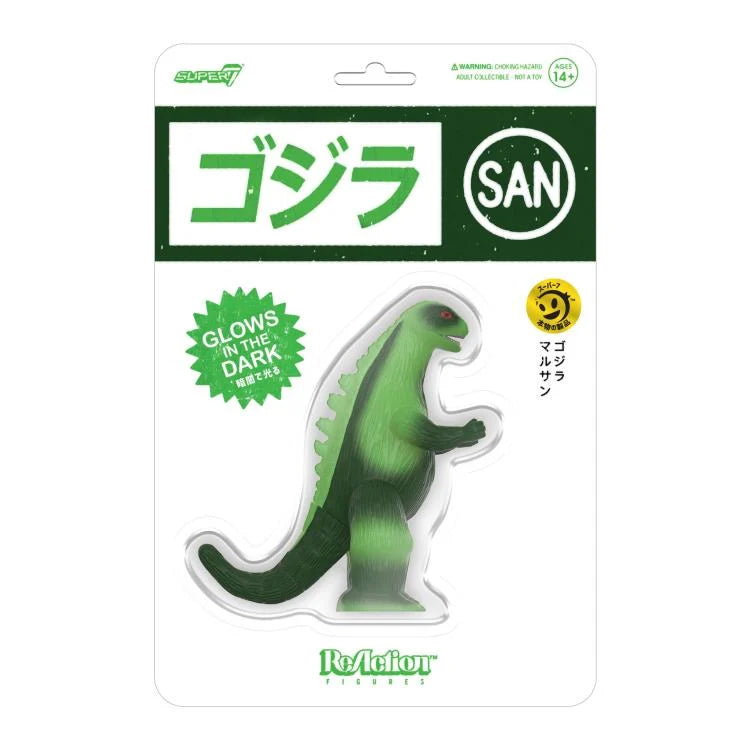 Marusan Godzilla (L-Tail Glow-in-the-Dark Version) Toho ReAction Action Figure