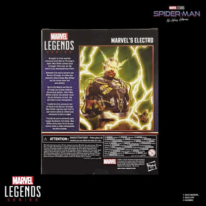 Electro Spider-Man: No Way Home Marvel Legends Deluxe Action Figure