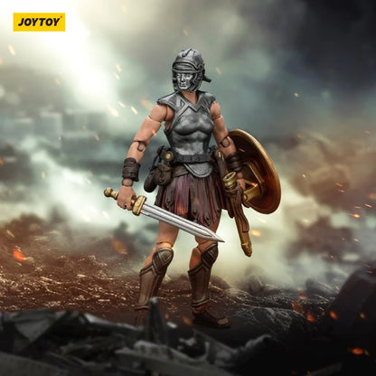 Female Legionary Light Infantry with Sword and Shield Strife Roman Republic 1/18 Scale Action Figure