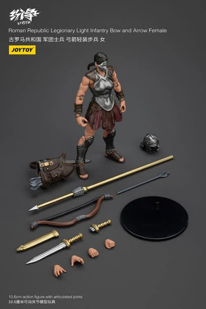 Female Legionary Light Infantry with Bow and Arrow Strife Roman Republic 1/18 Scale Action Figure
