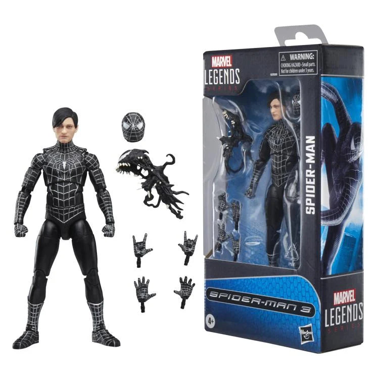 Spider-Man (Black Suit) Spider-Man 3 Marvel Legends Action Figure