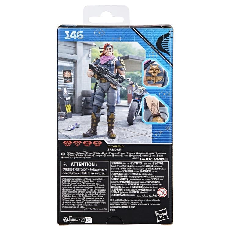 Zandar G.I. Joe Classified Series #146 Cobra Dreadnok Action Figure
