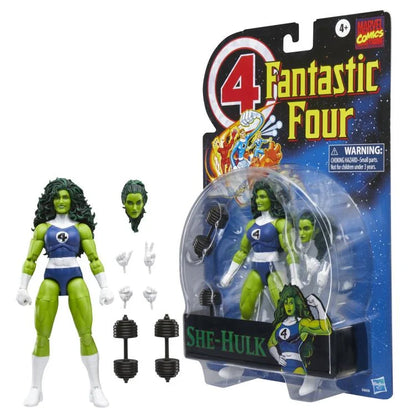 She-Hulk Fantastic Four Marvel Legends Retro Collection Action Figure