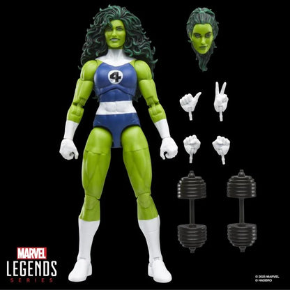 She-Hulk Fantastic Four Marvel Legends Retro Collection Action Figure
