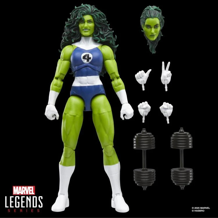 She-Hulk Fantastic Four Marvel Legends Retro Collection Action Figure
