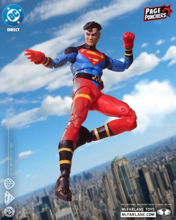 Superboy DC Page Punchers 7" Action Figure with Comic