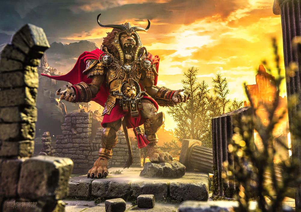 Mythic Legions: Reign of the Beasts Leodysseus Ogre-Scale Action Figure (Preorder)