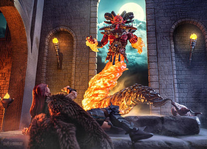 Mythic Legions: Reign of the Beasts J’hennem Brute-Scale Action Figure (Preorder)