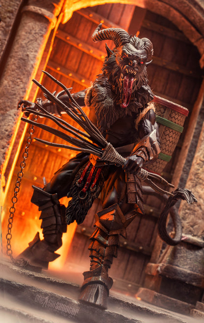 Krampus Figure Posed