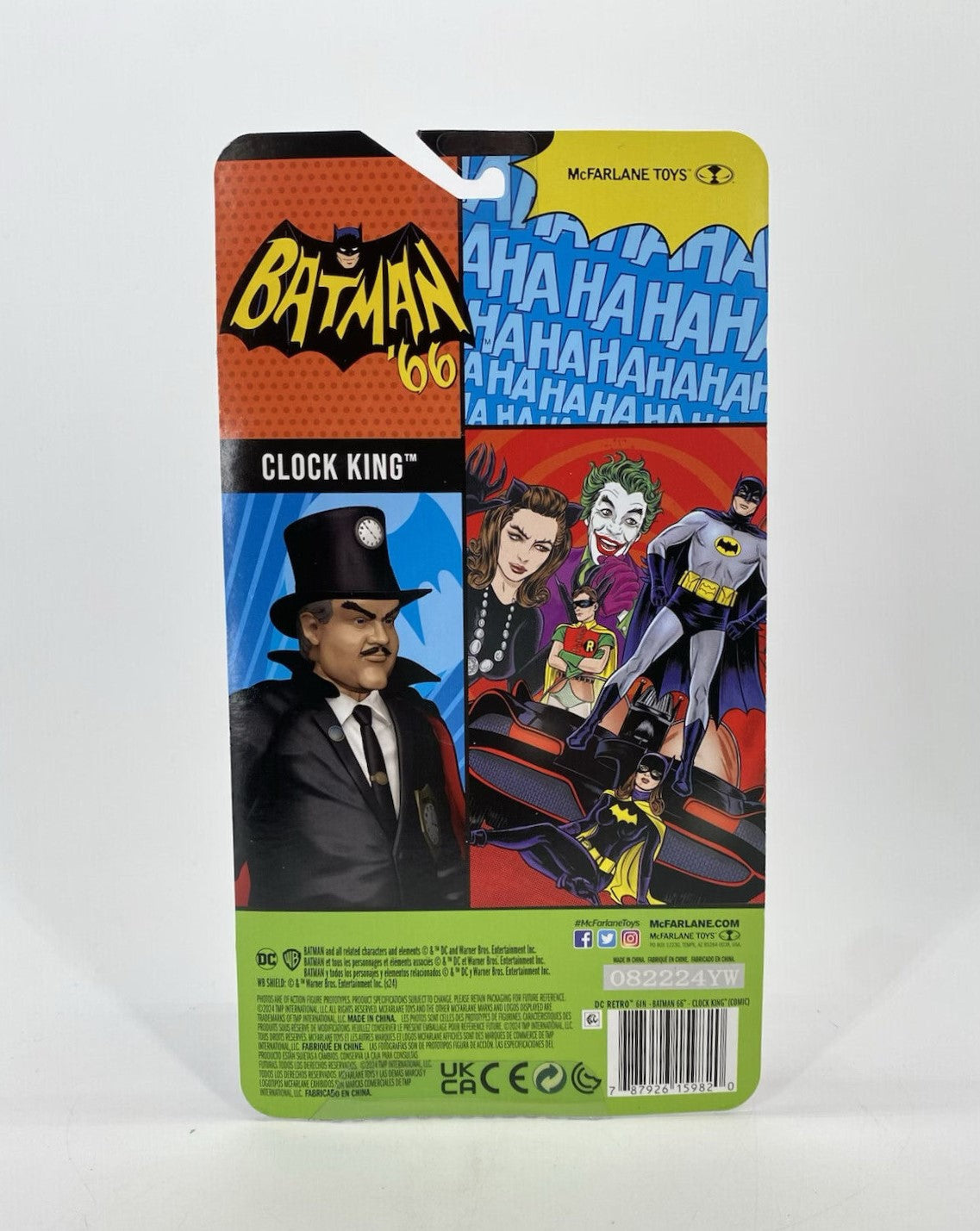 Retro Comic Clock King Platinum Edition Figure Batman Classic TV Series McFarlane