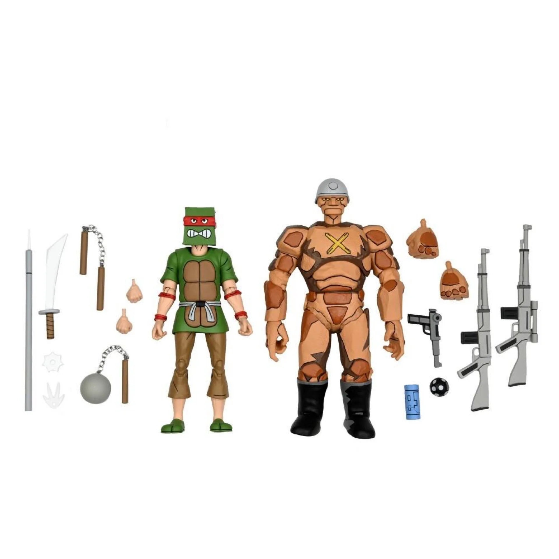 Teenage Mutant Ninja Turtles - Crooked Ninja Turtle Gang and Rock Soldier