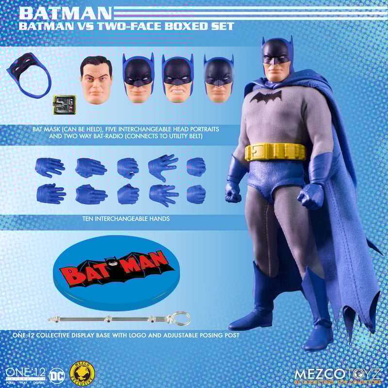 Mezco One:12 Golden Age - Batman vs Two-Face Boxed Set