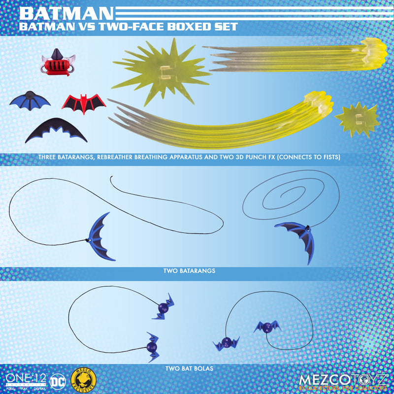 Mezco One:12 Golden Age - Batman vs Two-Face Boxed Set