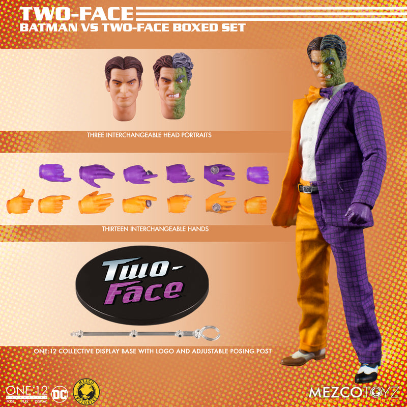Mezco One:12 Golden Age - Batman vs Two-Face Boxed Set