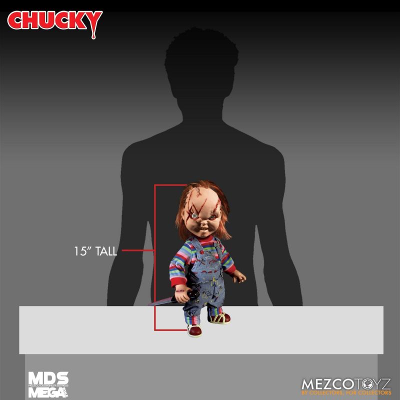 Bride of Chucky Mezco Designer Series Mega Scale Talking Chucky